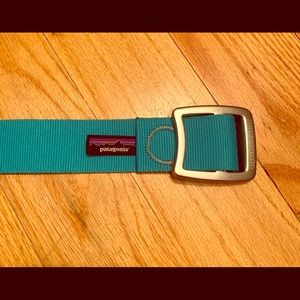 Patagonia Turquoise Unisex Web Belt NWOT